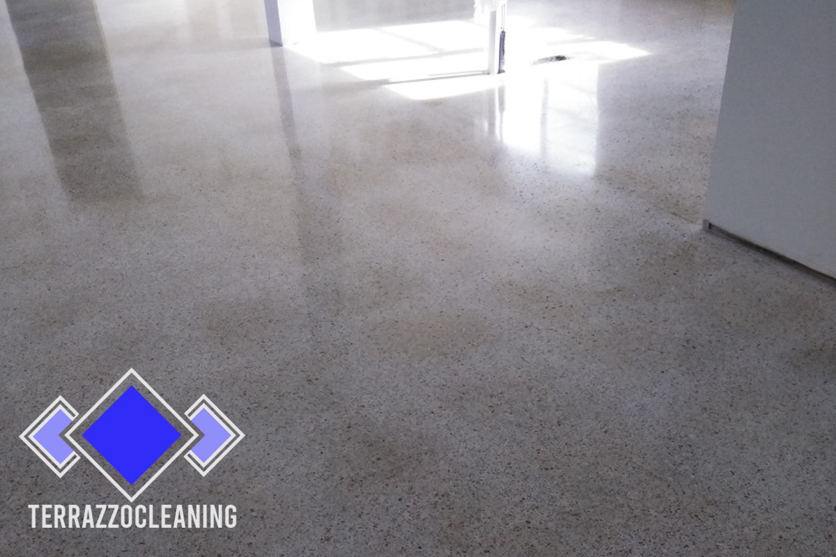 Terrazzo Cleaning Process Miami