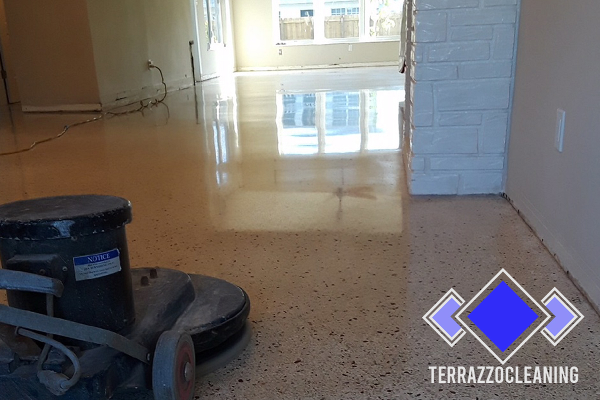 Terrazzo Floor Cleaning Process Miami