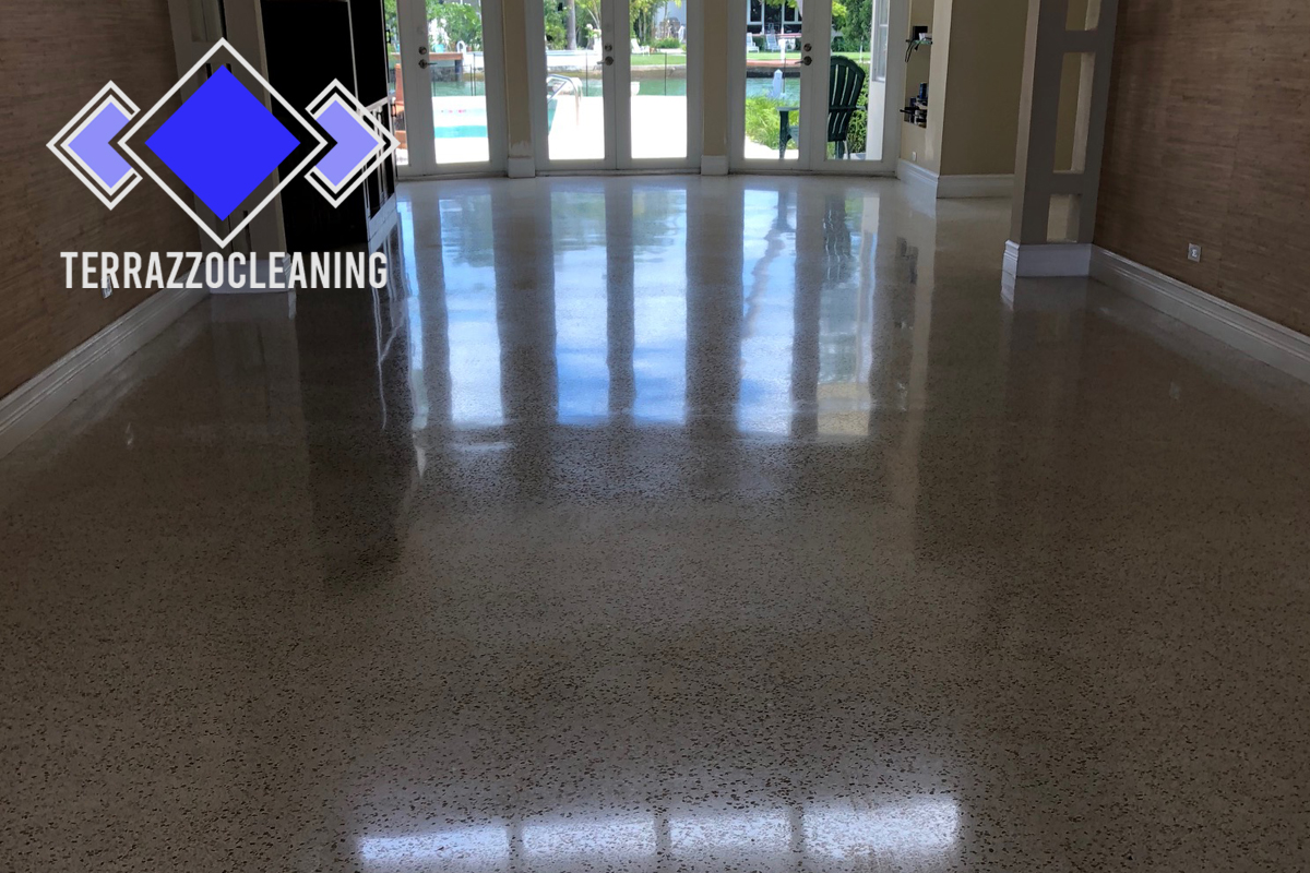 Terrazzo Floor Cleaning Process Miami